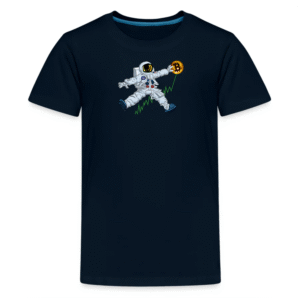 bitcoin to the moon youth t shirt